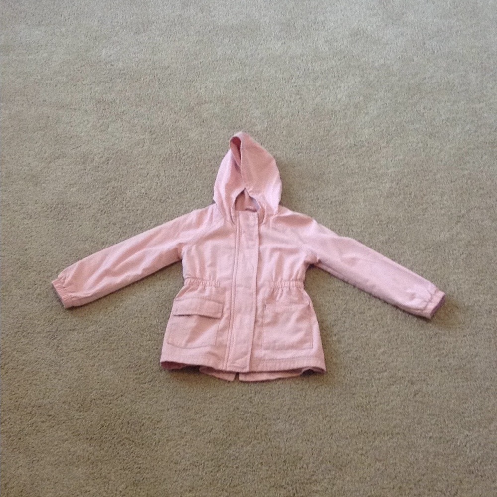 Toddler Girl Pink Utility Jacket 5T NWOT
